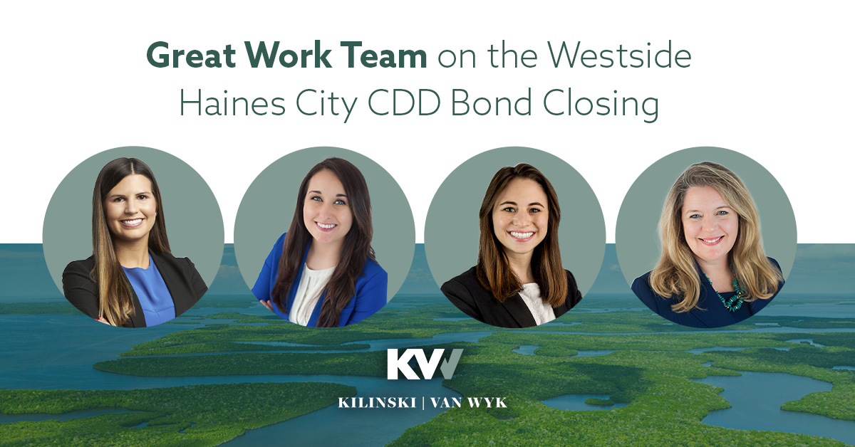 4.2 million for CDD bond closing